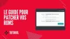 Le guide pour appliquer des patchs de traduction