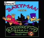 ROM Simpsons The Bartman Meets Radioactive Man 