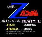ROM Kidou Senshi Z Gundam Away to the NewType