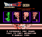 ROM Dragon Ball Z Gaiden Saiya Jin Zetsumetsu Keikaku Japan NES