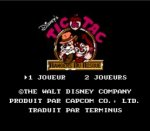 ROM Tic et Tac Rescue Rangers