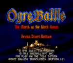 Ogre Battle The March of the Black Queen (Saturn) (Patch Anglais)