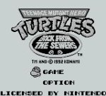 ROM Teenage Mutant Ninja Turtles Back From the Sewers 