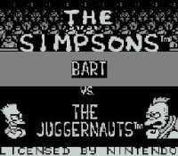 ROM Simpsons The Bart vs the Juggernauts 