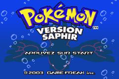 ROM FR Pokemon Version Saphir France a download
