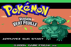 ROM FR Pokemon Version Vert Feuille France a download