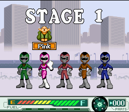 Gekisou Sentai Car Rangers (snes)