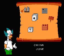 Les Simpson Bart Vs. the World (nes)