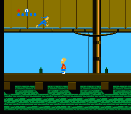 Les Simpson Bart Vs. the World (nes)