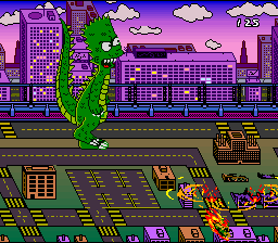 Les Simpson Bart s Nightmare (snes)