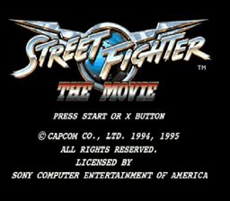 Street Fighter The Movie (psx)