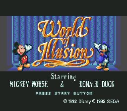 ROM World of Illusion Starring Mickey Mouse and Donald Duck  download
