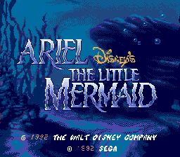 Ariel The Little Mermaid (USA-Europe) (MD)