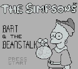Simpsons The Bart and the Beanstalk (USA-Europe) (GB)