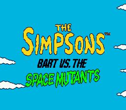 Simpsons The Bart vs The Space Mutants (USA-Europe) (MD)