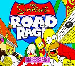 Simpsons The Road Rage (Europe) (GBA)