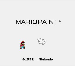 Mario Paint (Europe) (SNES)