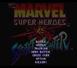 Marvel Super Heroes vs Street Fighter (Europe) (PSX)