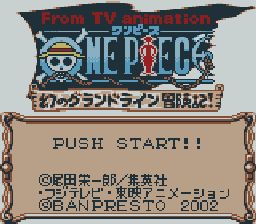 One Piece Maboroshi no Grand Line Boukenhen (Japan) (GBC)
