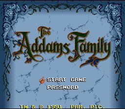 Addams Family, The (SNES) (Europe)