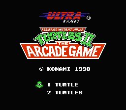 Teenage Mutant Ninja Turtles II The Arcade Game (Europe) (NES)