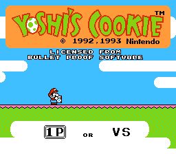 Yoshis Cookie (Europe) (NES)
