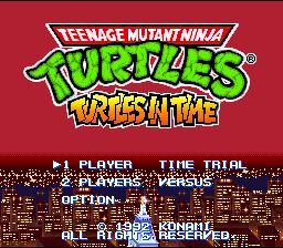 Teenage Mutant Ninja Turtles IV Turtles in Time (Europe) (SNES)
