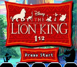 Lion King, The (Europe) (GBA)