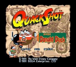 patch QuackShot Starring Donald Duck
