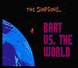 ROM Simpsons The Bart Vs the World  download