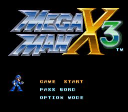 ROM Mega Man X 3  download