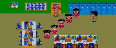 Manga Game #17 - High School Kimengumi sur Master System