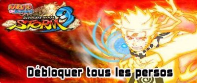 Naruto Shippuden Ultimate Ninja Storm 3&nbsp;: Débloquer les personnages aves les Ryos