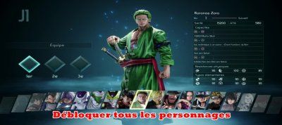 Jump Force&nbsp;: Débloquer tous les personnages