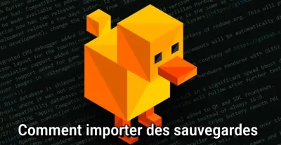 Comment importer une sauvegarde dans l’émulateur DuckStation