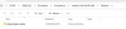 Shaders Slang pour Snes9x